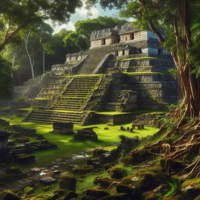 остатки цивилизации майя
