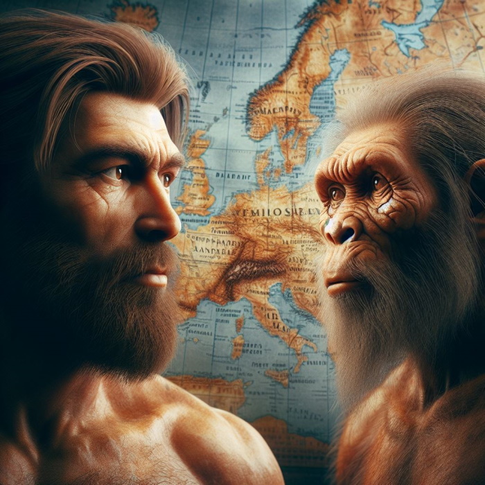 Homo sapiens и неандерталец